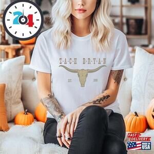 Zach Bryan Est 1996 T-Shirt Bullhead Shirt Country Music Unisex